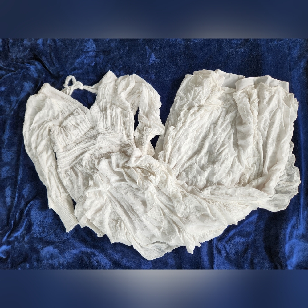 BHLDN By Anthropolgie Medium Elegant White